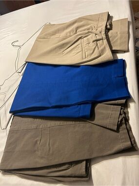 Women’s Capri & Ankle Pants - Blue, Tan, Brown